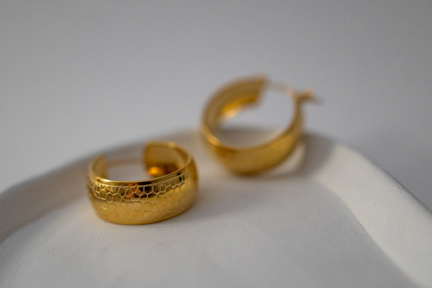Snake Skin Hoop