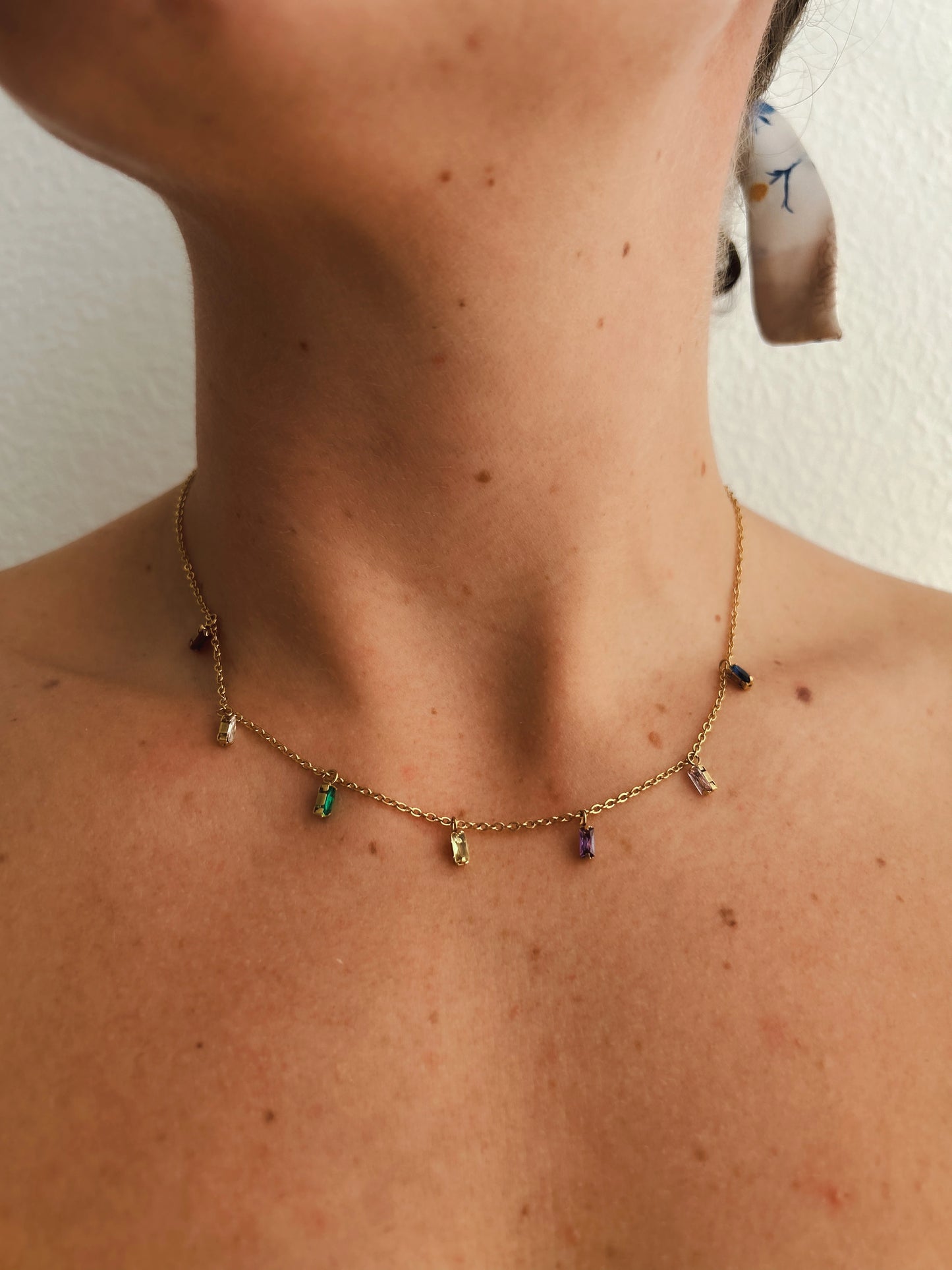 Zircon Pendant Necklace