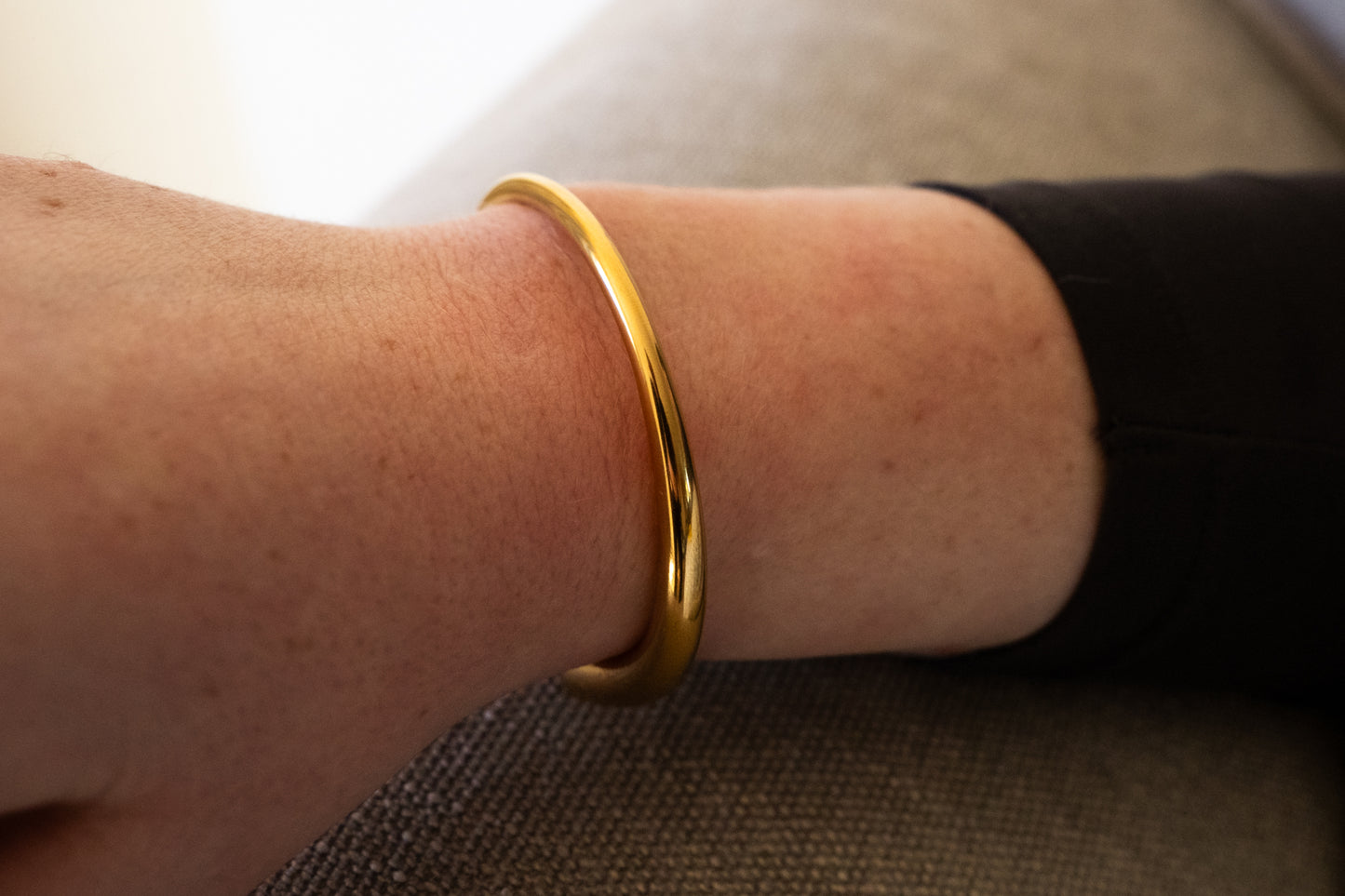 Uneven Open Cuff Bangle