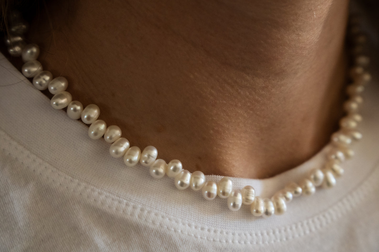 Irregular Pearl Necklace