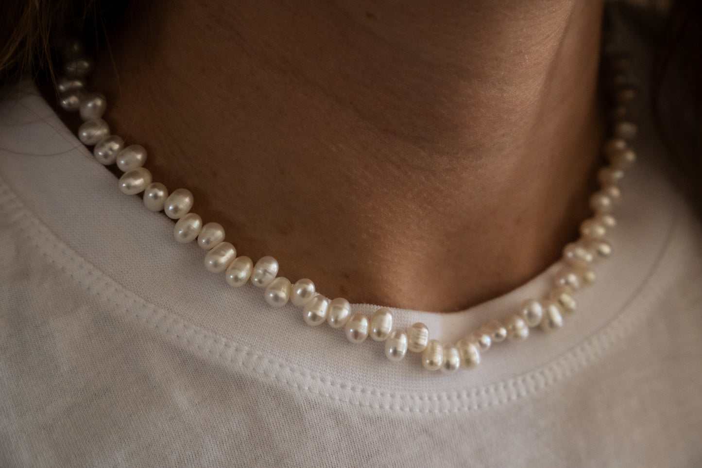Irregular Pearl Necklace