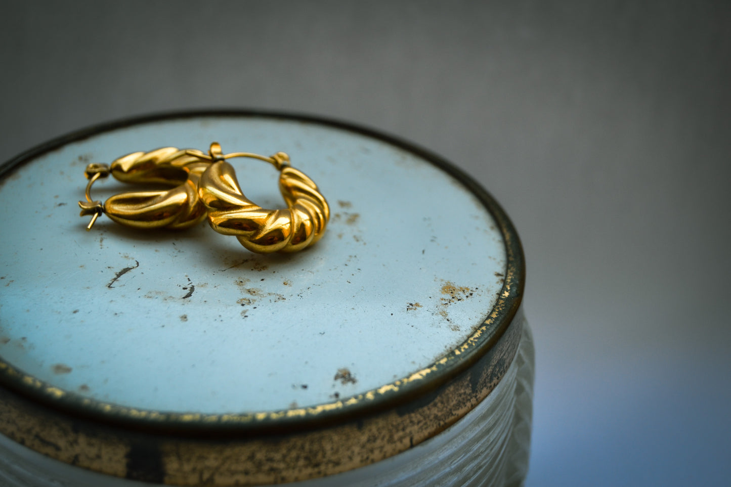 Flower Huggie Earring