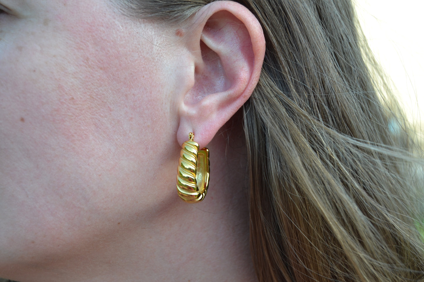 Chunky Teardrop Earring