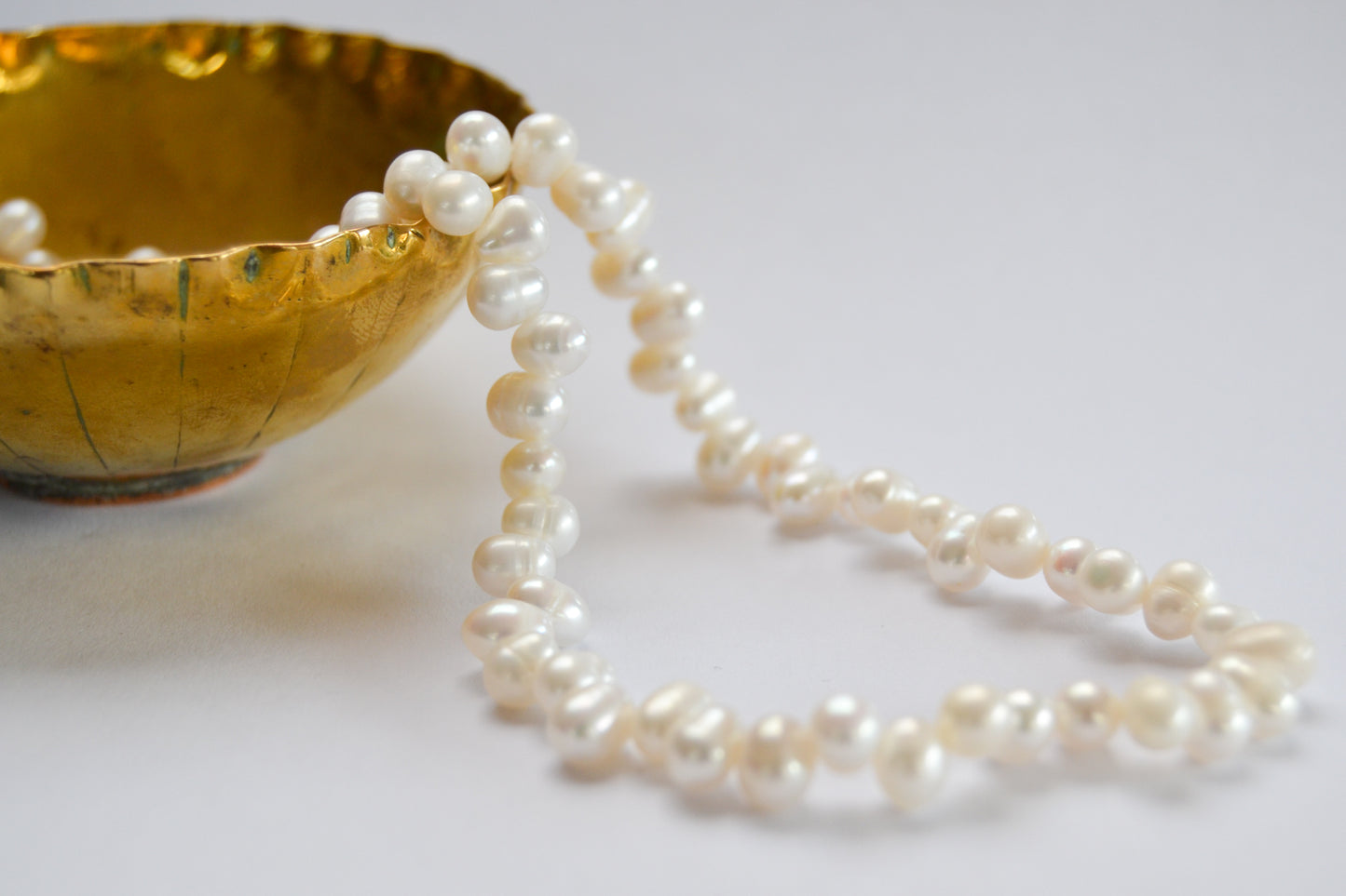 Irregular Pearl Necklace