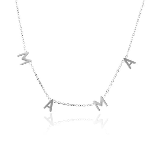Silver Mama Necklace