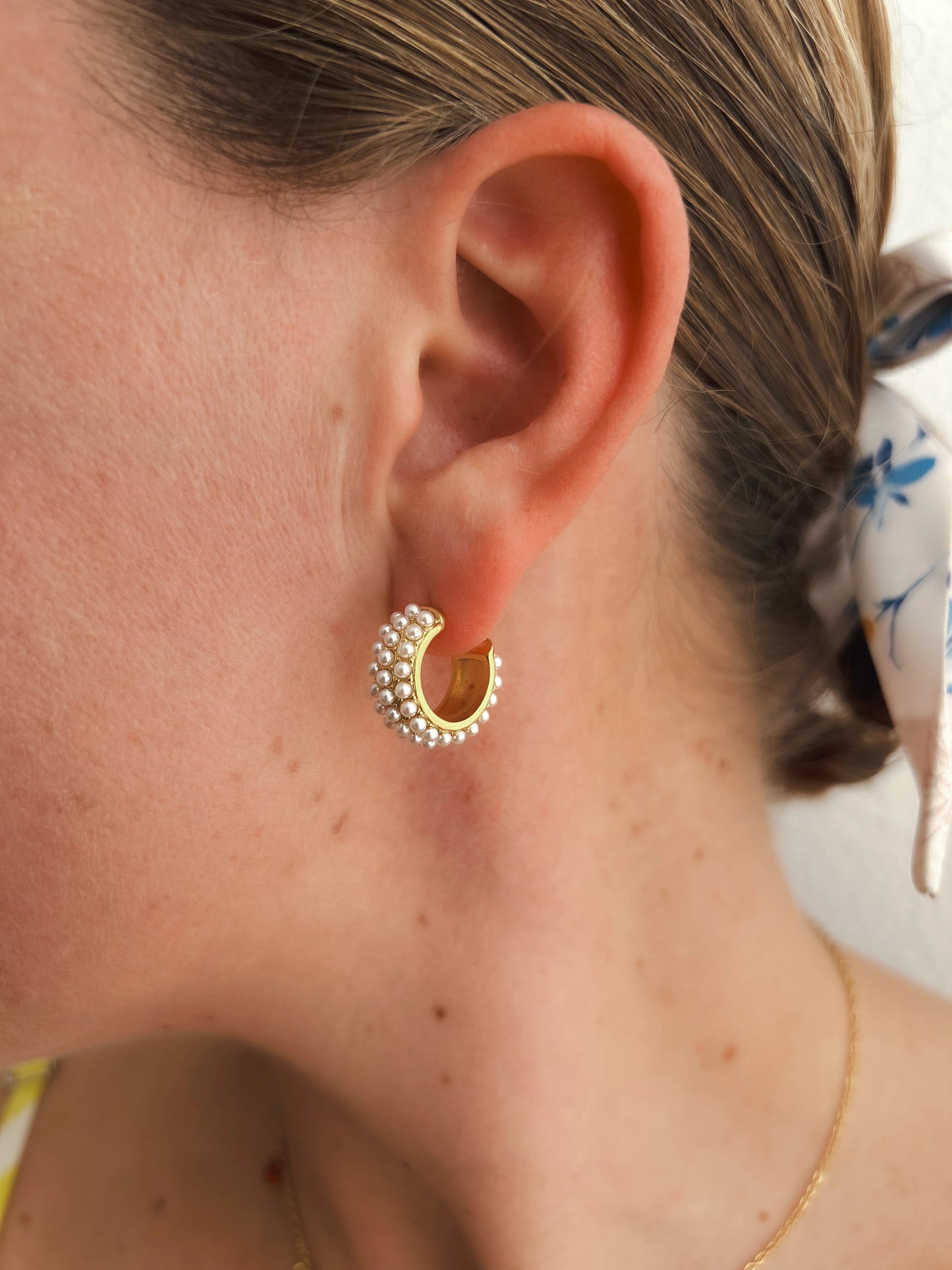 Vintage C-Shape Earrings