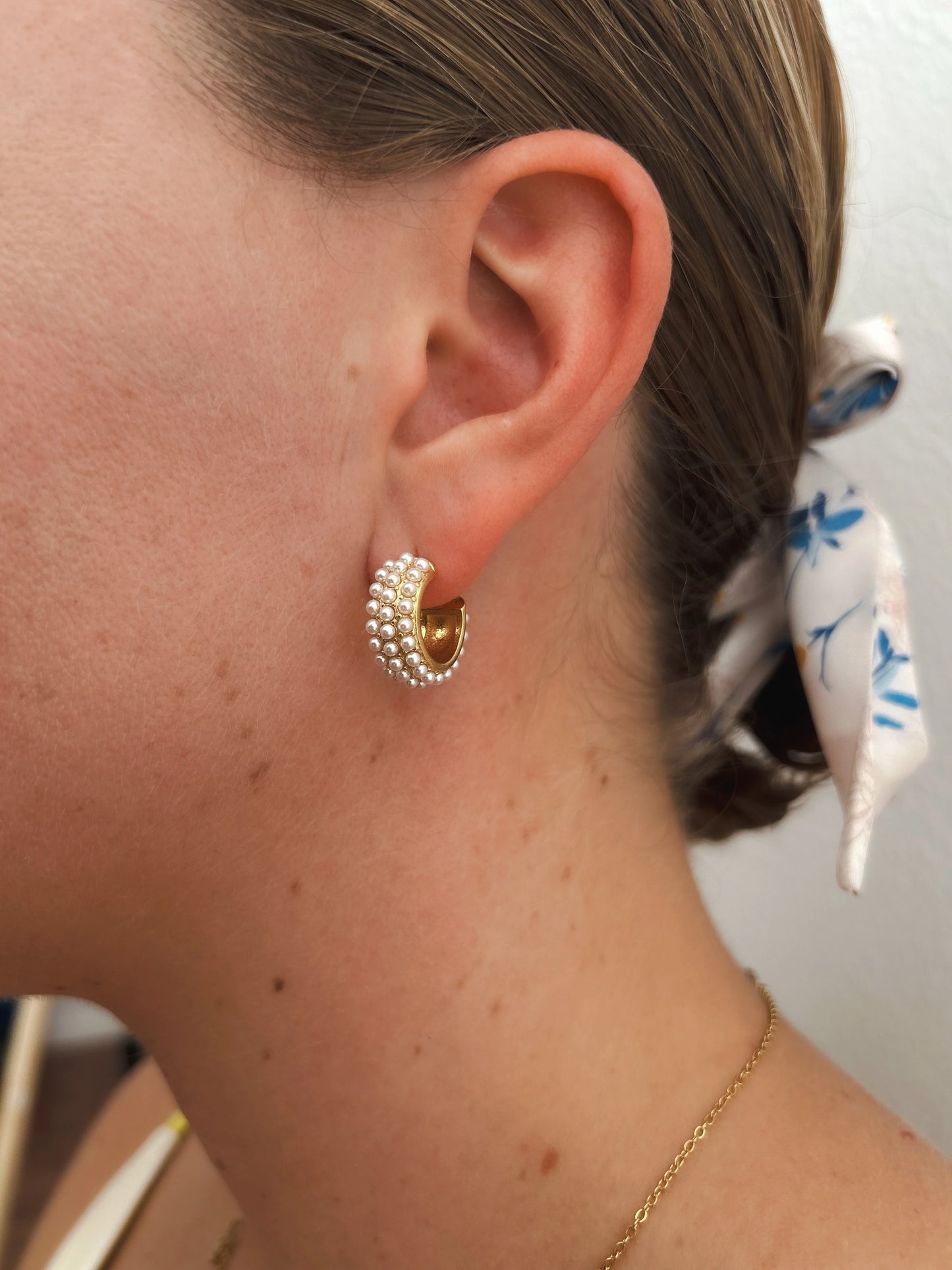 Vintage C-Shape Earrings