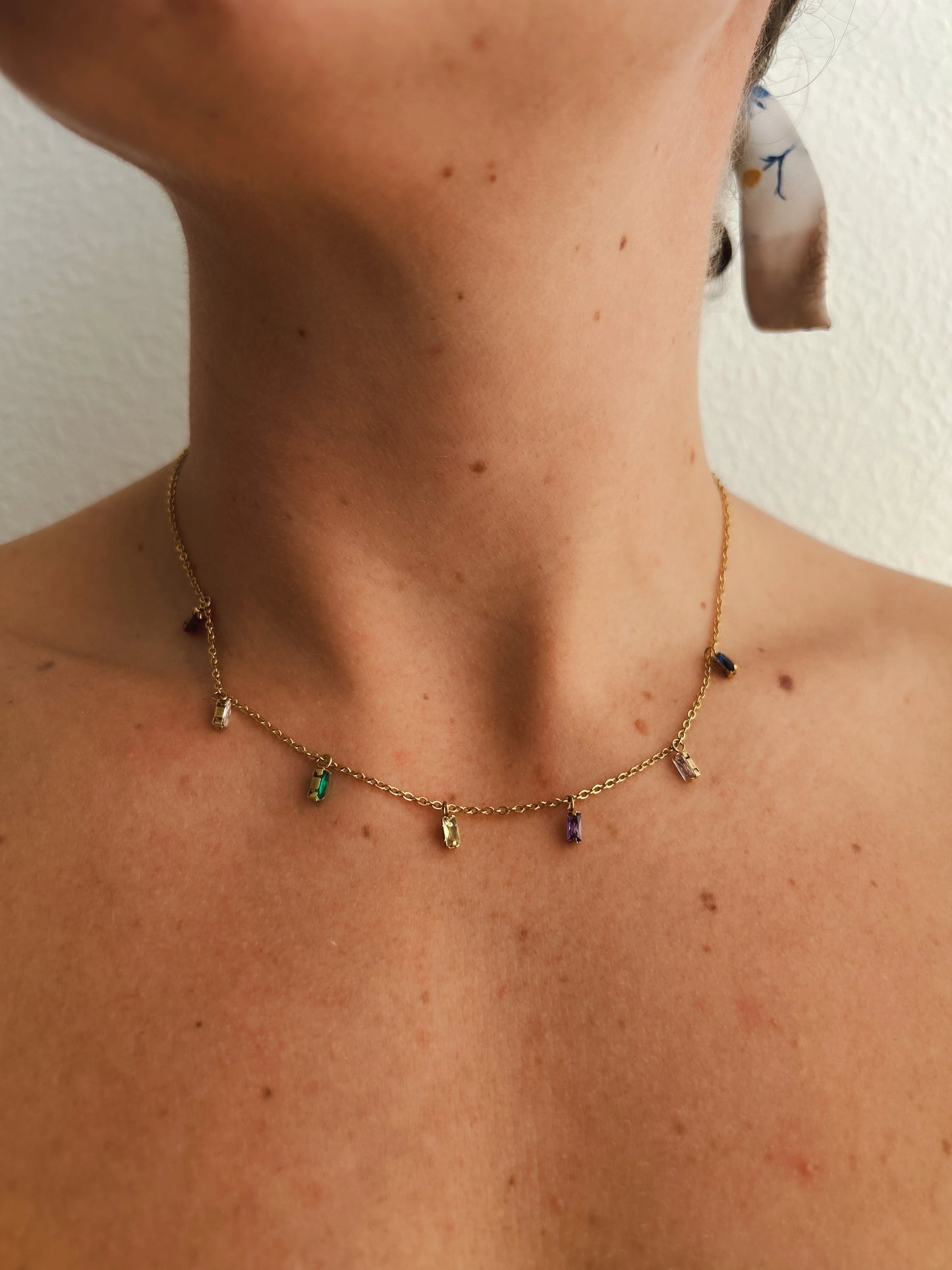 Zircon Pendant Necklace