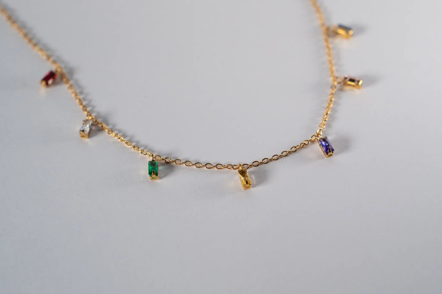 Zircon Pendant Necklace