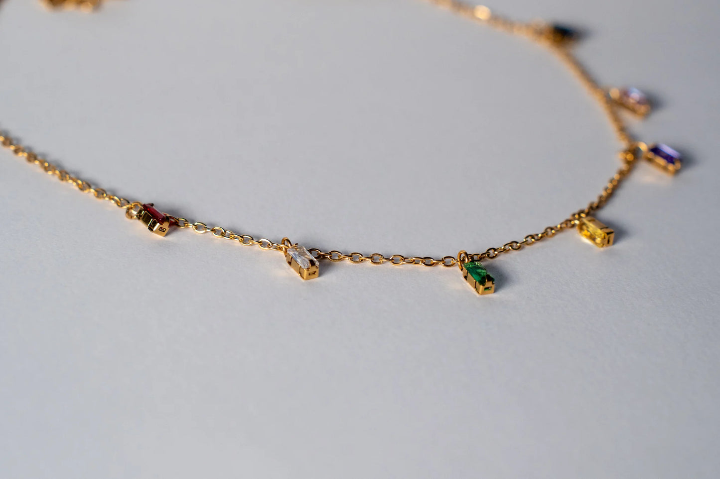 Zircon Pendant Necklace